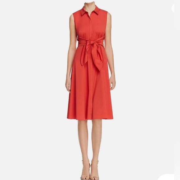 Lafayette 148 New York Dresses & Skirts - 🍎HP🍎Lafayette Mariel Tie Front Shirtdress